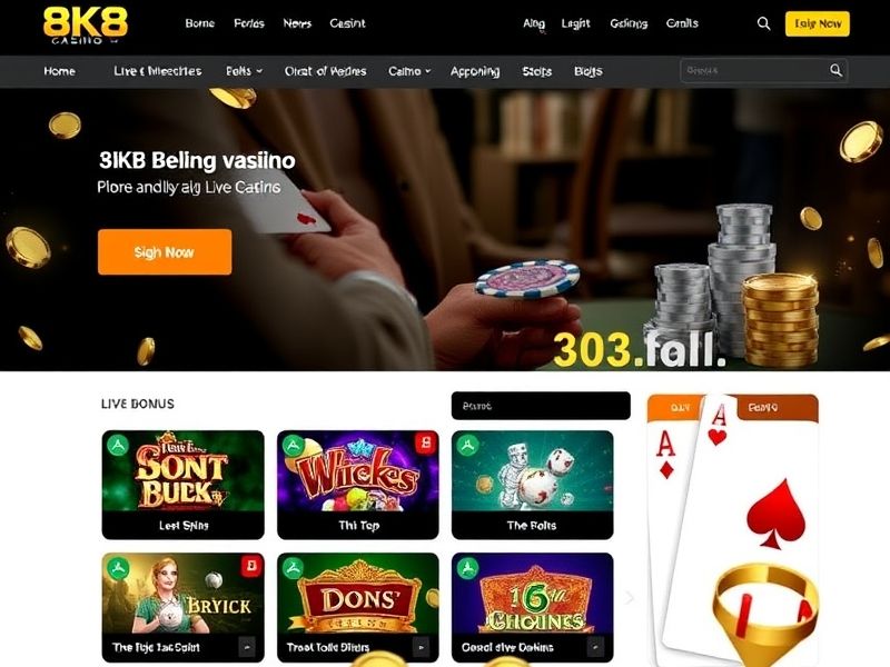 Discover 8k8 Casino Com – your premier destination for secure, high-quality online gambling experiences. Explore top-rated casino games, exclusive bonuses, and trusted gaming solutions.