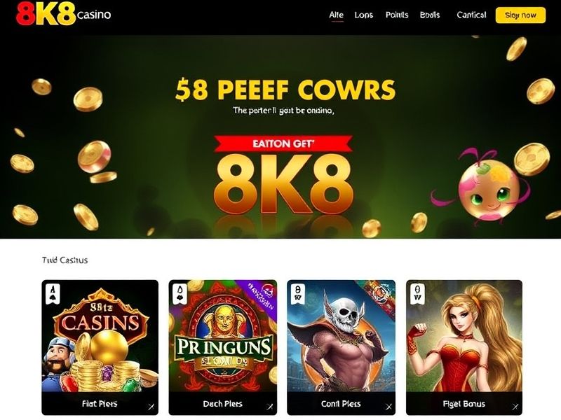 Discover 8k8 Casino Com – your premier destination for secure, high-quality online gambling experiences. Explore top-rated casino games, exclusive bonuses, and trusted gaming solutions.